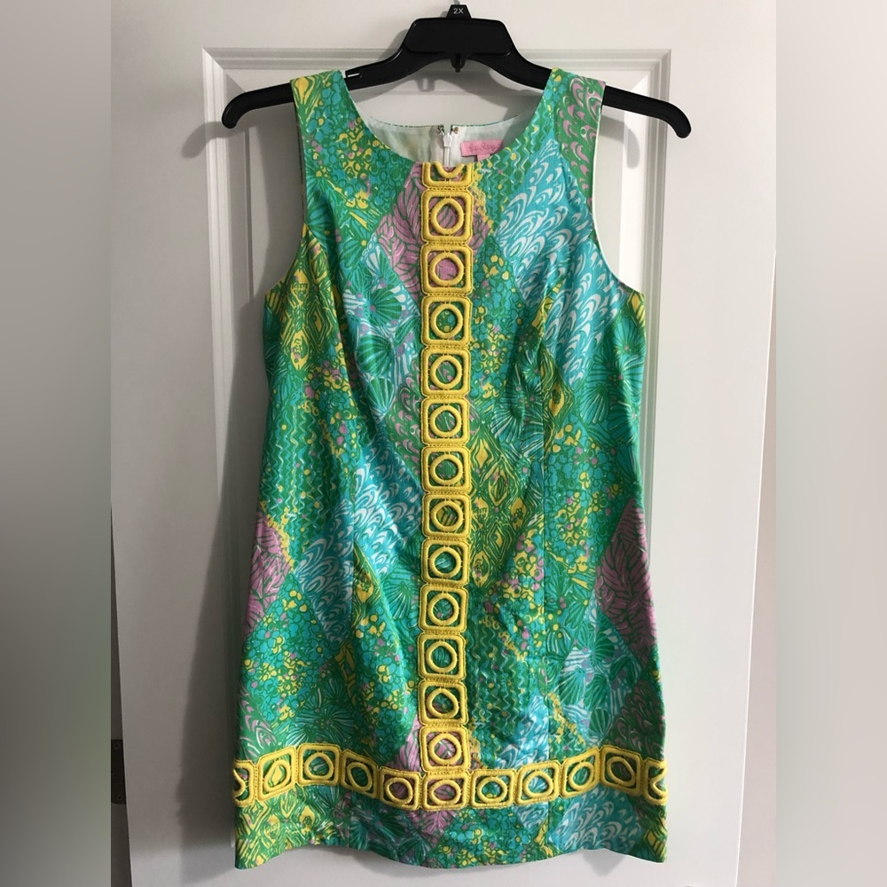 Lilly Pulitzer zip up midi dress